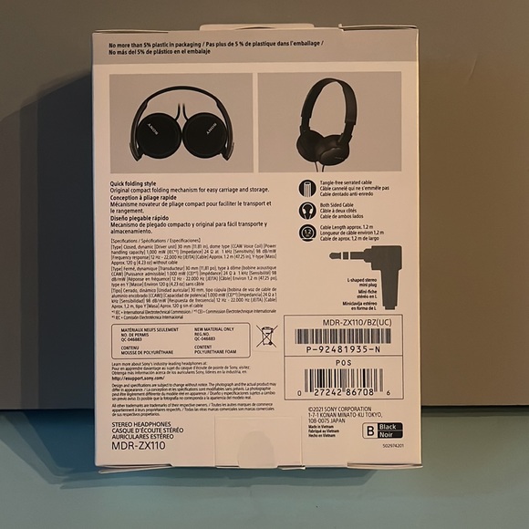 NIP Sony MDR-ZX110 - Picture 4 of 4